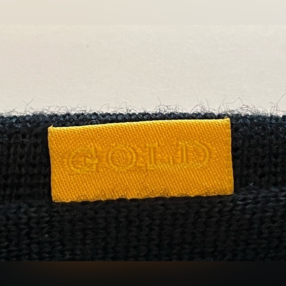 Vintage 90s Mecca GOLD Sweater Hip-Hop Streetwear Knit Men's XL -Y2K - EUC. - Picture 11 of 14